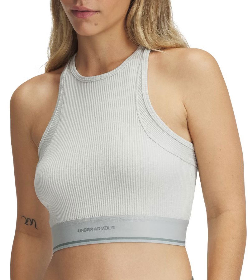 Tanktop Under Armour UA Meridian Rib Branded Tank Top Grå | 1389641-377