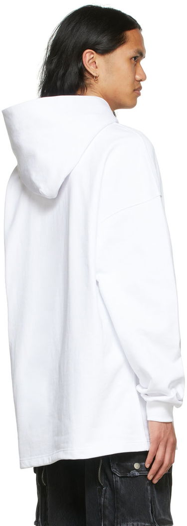 Sweatshirt We11done Graphic Print Cotton Turtleneck Hvid | WD-TH1-22-702-U-WH, 2