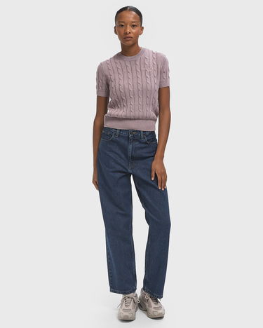 T-shirt Carhartt WIP Women's Carter Knitted T-Shirt Lilla | I035181-2ZV.GD, 2