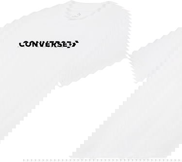 T-shirt Converse Strip Wordmark Relaxed Hvid | 10024661-a01-102, 0