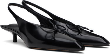Sneakers og sko Jacquemus Les Sculptures 'Les slingbacks Cubisto basses' Heels "Black" Sort | 24E241FO138-4036, 3