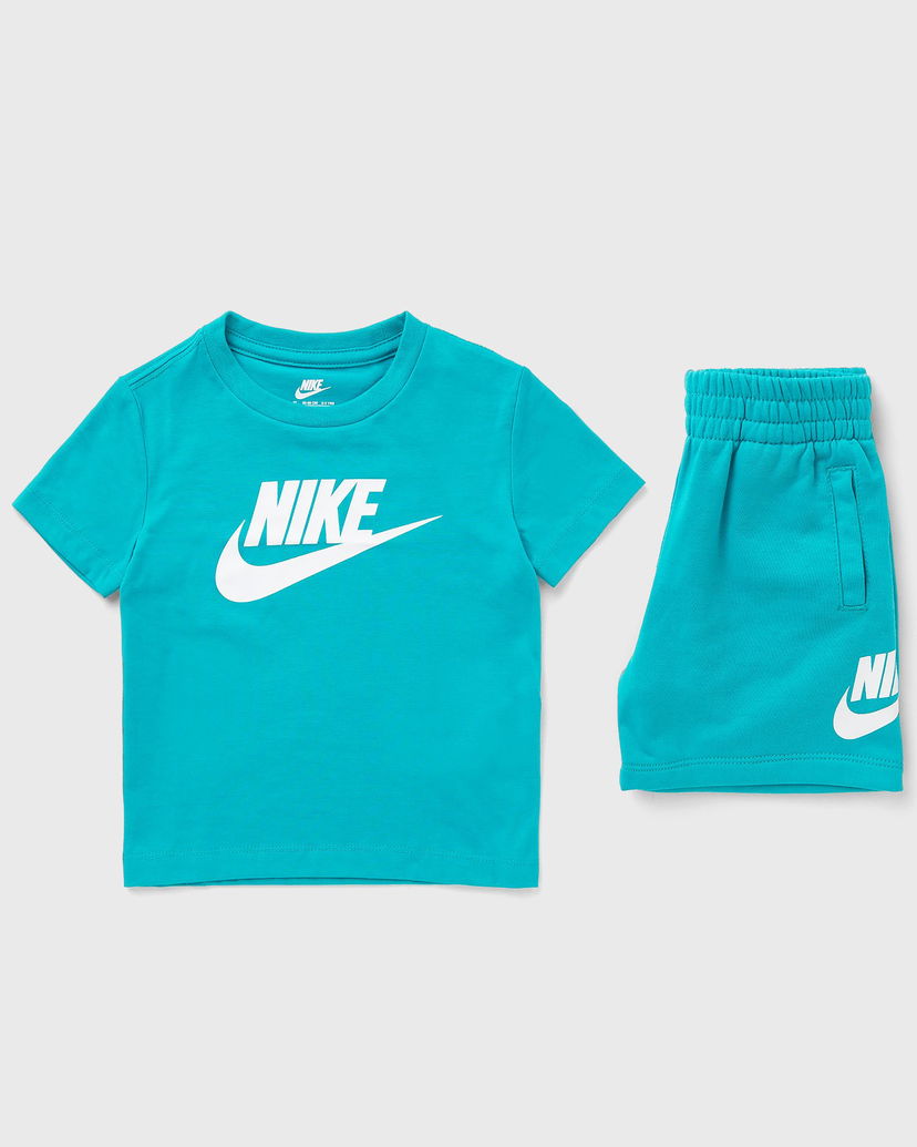 Træningsdragt Nike Toddler T-Shirt and Shorts Set Turkis | 86L596-BA2