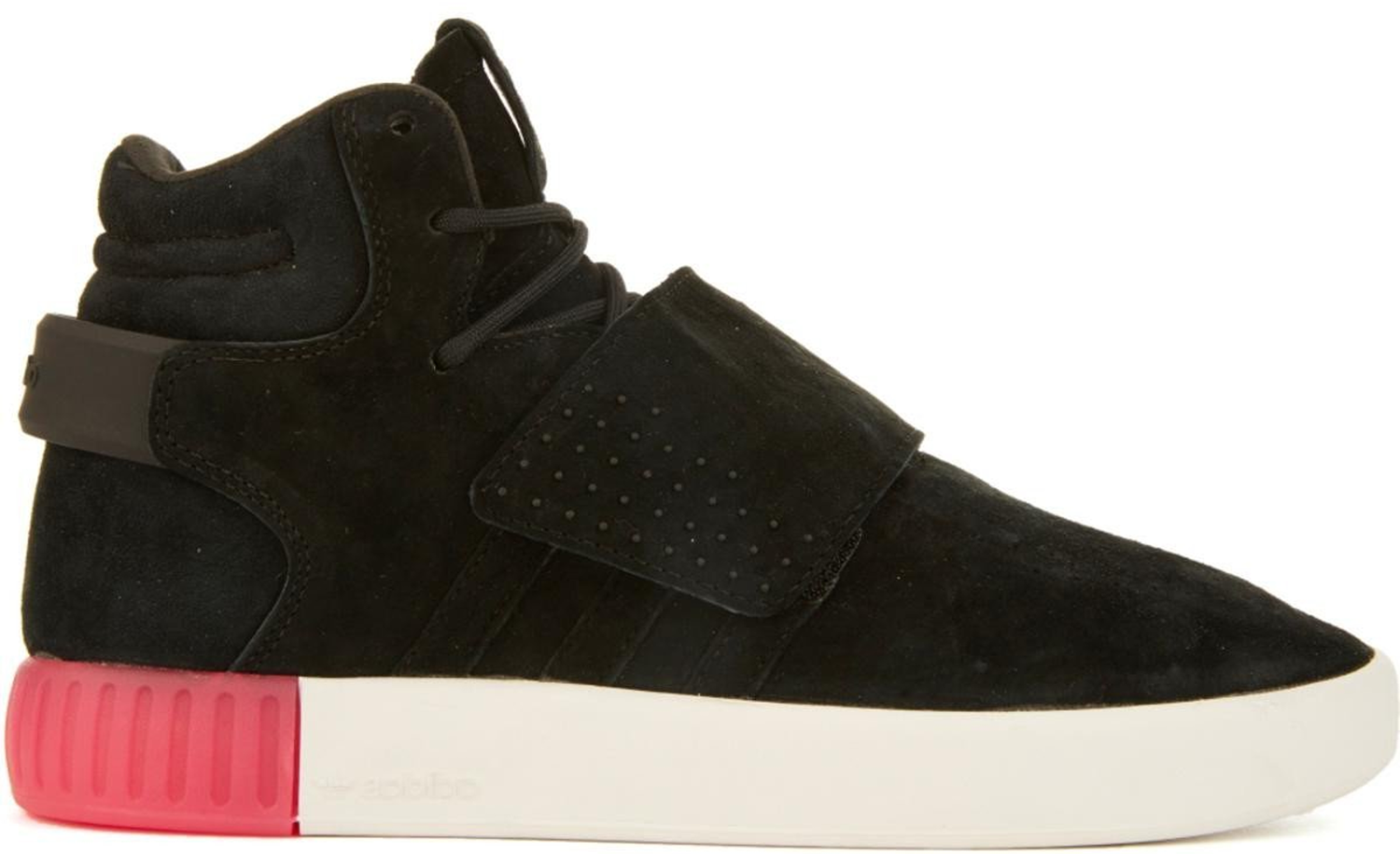 Sneakers og sko adidas Originals Tubular Invader Strap Core Black Shock Pink W Sort | B39365, 0