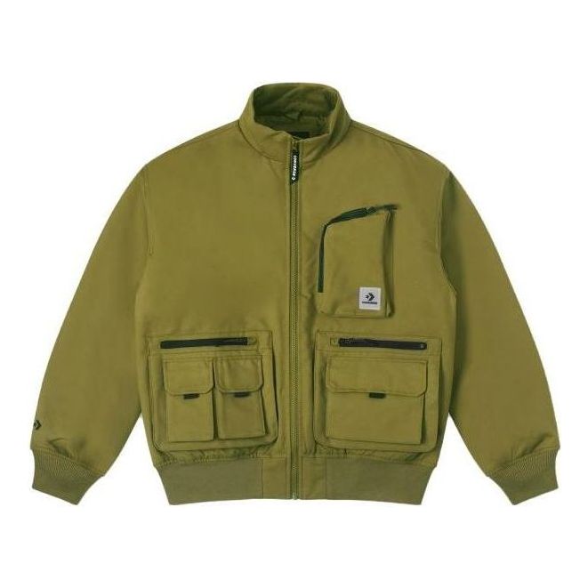 Bomberjakke Converse Short Bomber Jacket Grøn | 10025251-A02