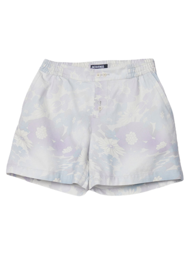 Shorts Jacquemus Le Short Calecon Elasticated Grå | 226PA022-1045-6AG