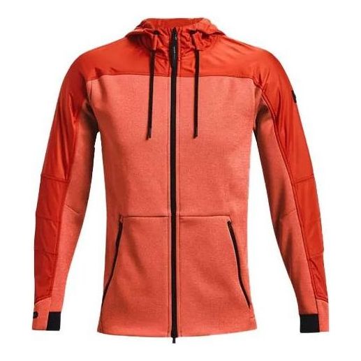 Sweatshirt Under Armour ColdGear Swacket Men's Training Hoodie Rød | 1320710-830, 0