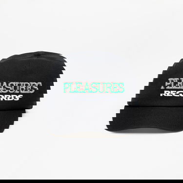 Kasket Pleasures Records Snapback Black Sort | P24SU063 BLACK, 0