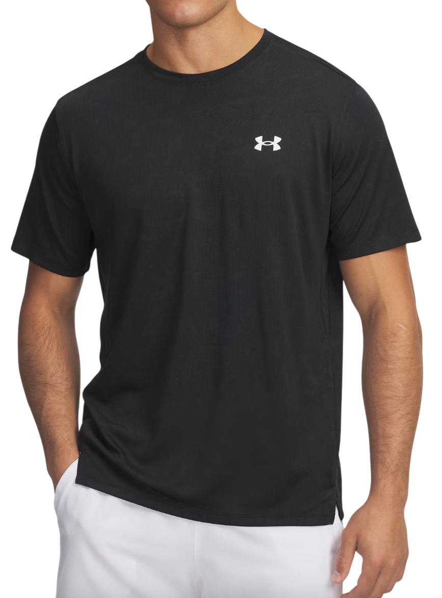 T-shirt Under Armour Under Armour Tech Vent Jacquard Short Sleeve T-Shirt Sort | 1377052-002, 0