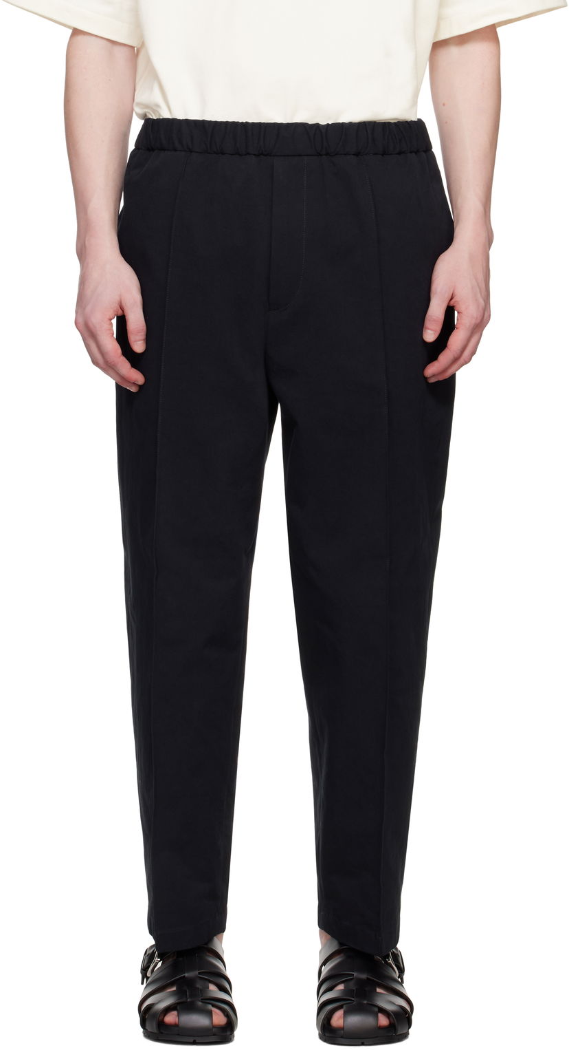 Bukser Jil Sander Jil Sander Tapered Trousers Sort | J21KA0012_J45286