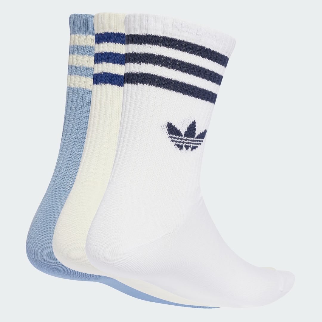 Sokker adidas Performance 3-Stripes Crew Socks - 3 Pairs Hvid | JV7406, 0