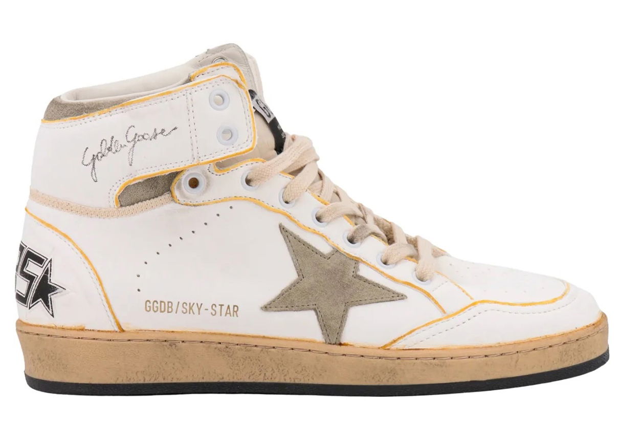 Sneakers og sko Golden Goose Skystar White Taupe Hvid | GMF00230-F004089-10961, 0