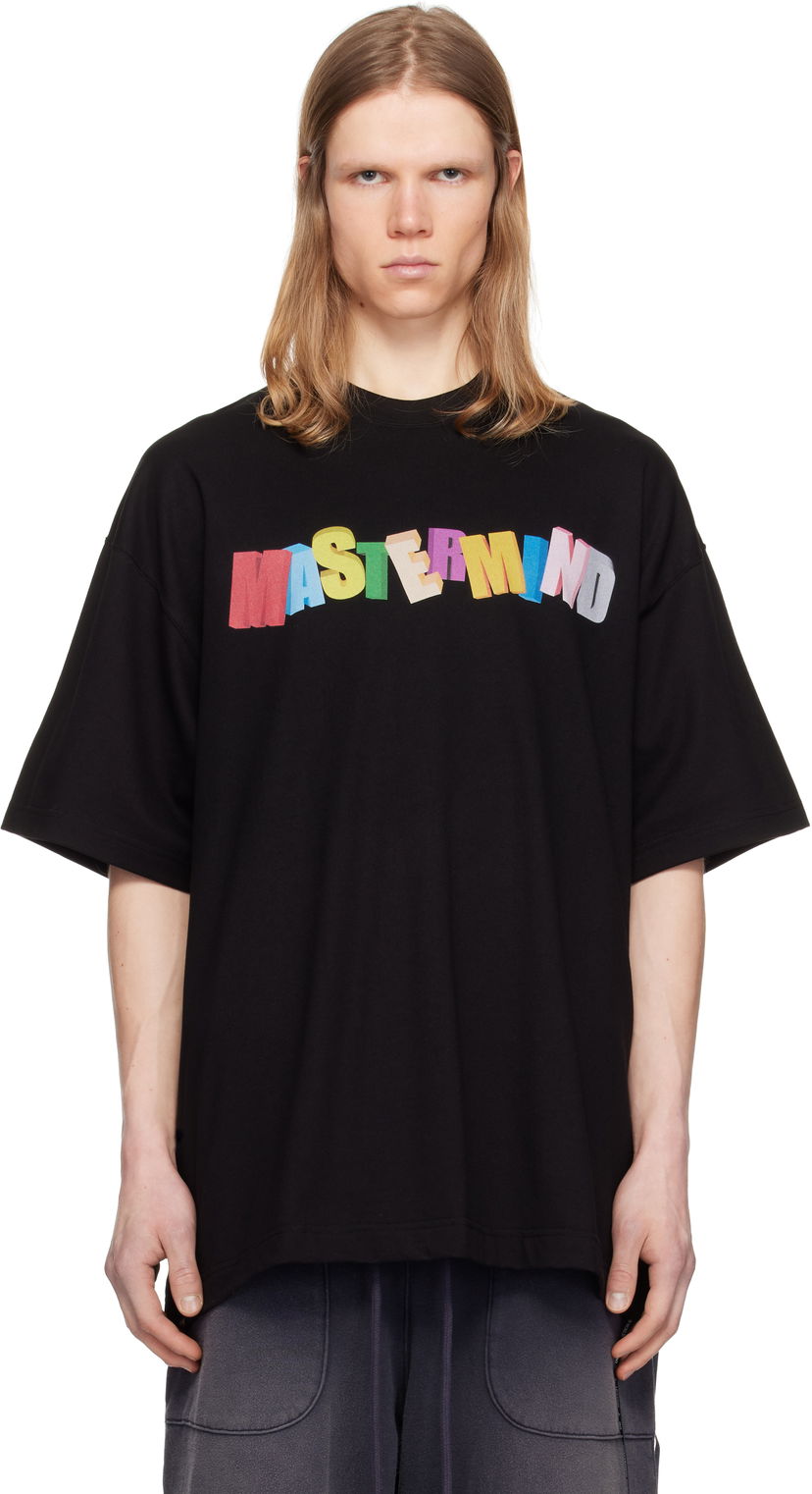 T-shirt Mastermind WORLD Mastermind World Oversized Multicolor Logo T-Shirt Sort | MW25S14-TS056-022