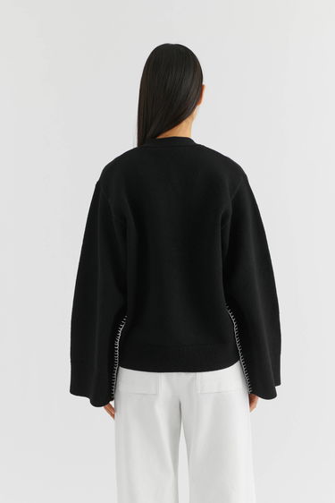 Sweater AXEL ARIGATO Glaze Relaxed Cardigan Sort | A2134001, 3