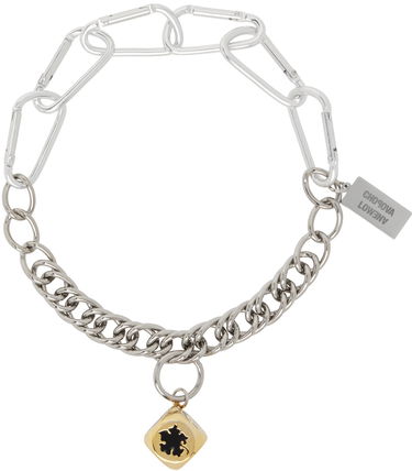 Halskæde Chopova Lowena Lucky Dice Charm Necklace Metalisk | 6523, 0