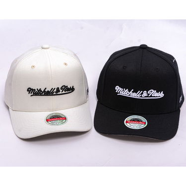 Kasket Mitchell & Ness Mitchell & Ness Branded Script Stretch Cap Sort | HC12184-MNNBLCK, 3