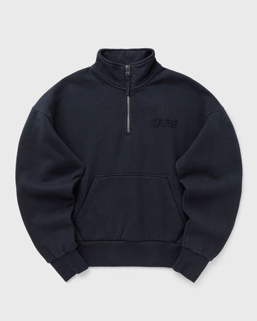 Sweatshirt ØLÅF Retro Logo Half Zip Sweatshirt Mørkeblå | W220207-NAVY, 1