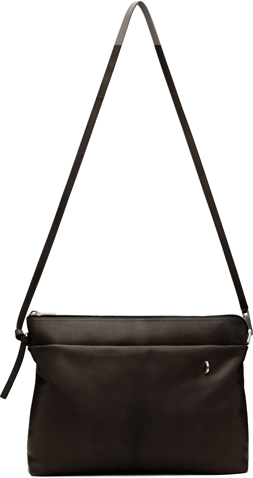 Skuldertaske Rick Owens Rick Owens Concordians Big Adri Bag Brun | RA02E0726 LCAPA