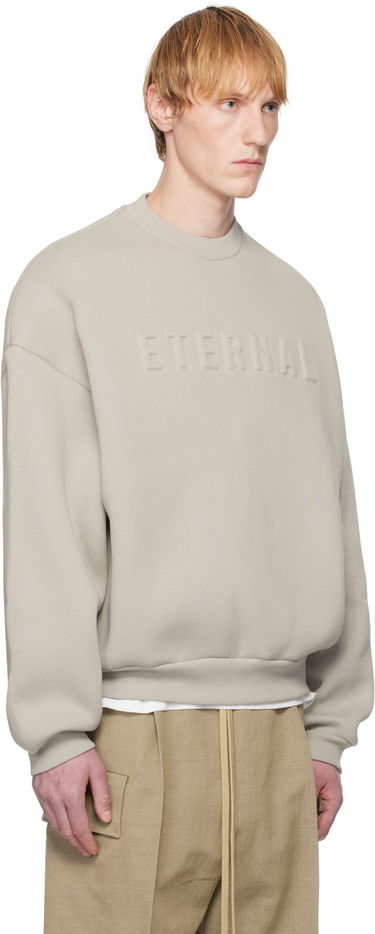 Sweatshirt Fear of God Fear of God 'Eternal' Fleece Sweatshirt Sort | FGE250-5141FLC, 4