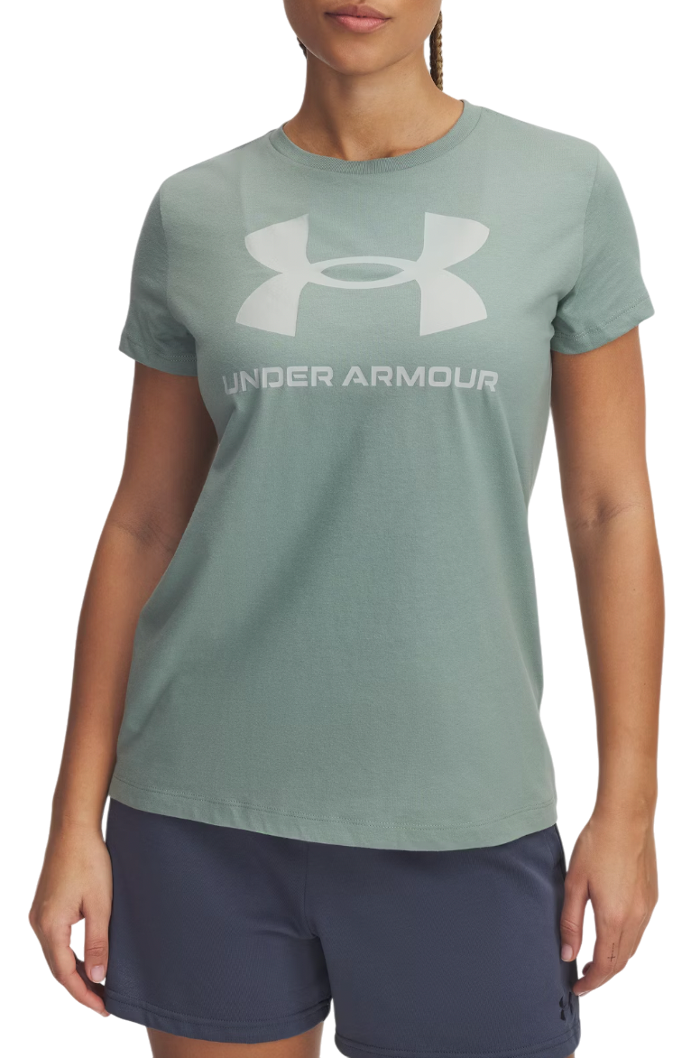 T-shirt Under Armour Rival Logo Short Sleeve T-Shirt Grøn | 1356305-348