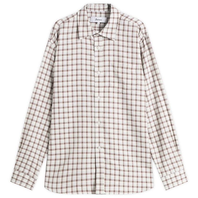 Skjorte Palmes Cotton Merino Shirt Hvid | P30-0036-132