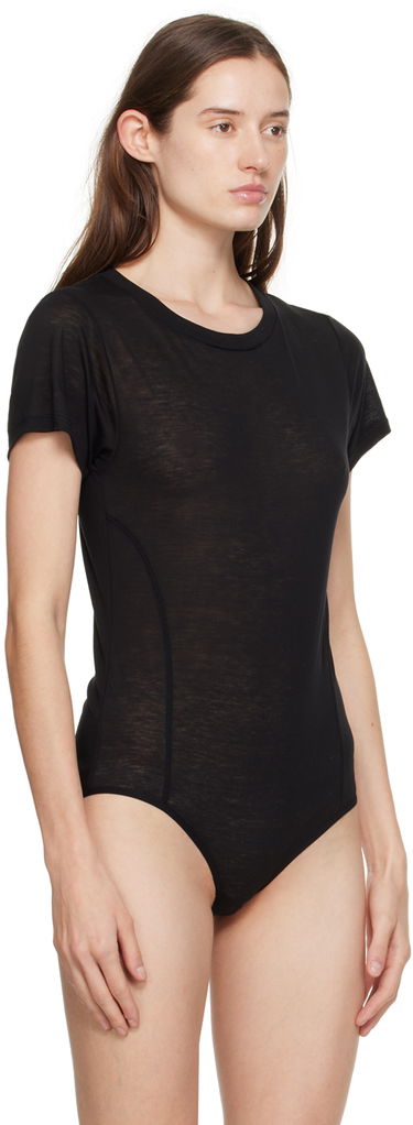 Krop Baserange Press-Stud Bodysuit Sort | ONTE-BL-000, 3