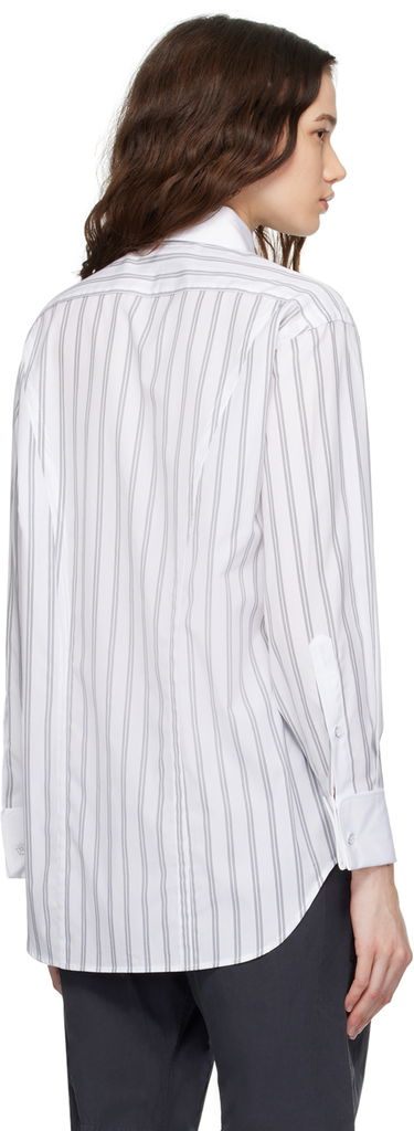 Skjorte rag & bone rag & bone Diana Striped Shirt Hvid | WAW23HA0224622, 2