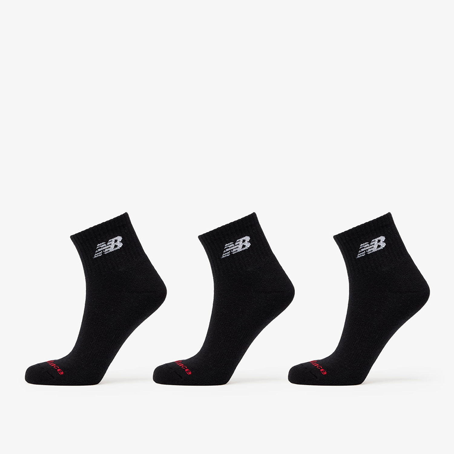 Sokker New Balance Everyday Ankle Socks 3-Pack Sort | LAS51303BK, 0