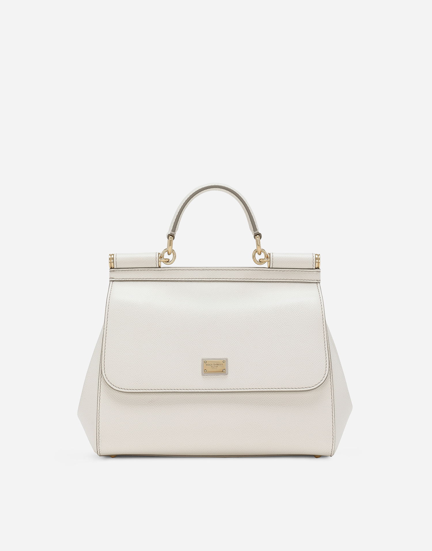 Håndtaske Dolce & Gabbana Dolce & Gabbana Handbag Hvid | BB6002B100180001, 0