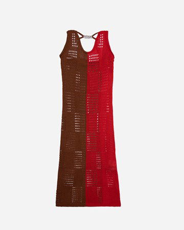Kjole Andersson Bell Keira Block Knit Dress Rød | atb935w, 0