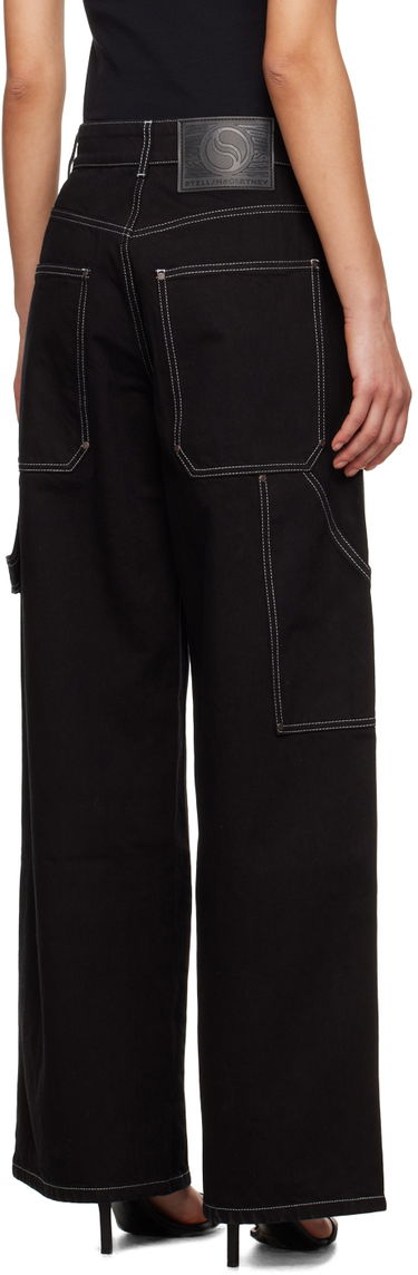 Cargo bukser Stella McCartney Workwear Jeans Sort | 6D01503SPH21, 2