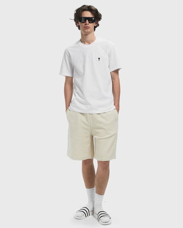 T-shirt AMI Contrasted Ami De Coeur T-Shirt Hvid | HTS346.724-100, 2
