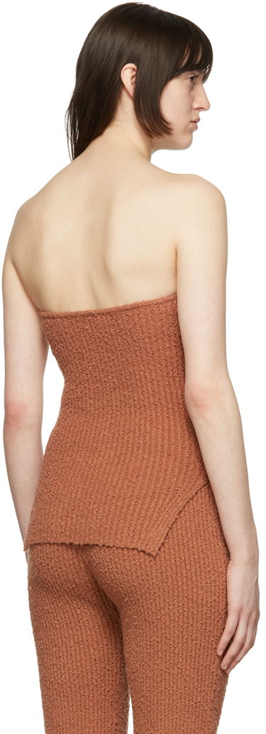 Tanktop Helmut Lang Exclusive Textured Knit Camisole Orange | L04HW706, 2
