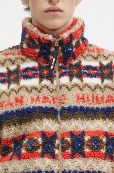 Sweatshirt Human Made Human Made Nordic Fleece Jacket Flerfarvet | HM28JK039, 3