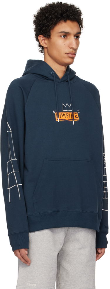 Sweatshirt Études Études Racing Empire Hoodie Mørkeblå | E23MC271A01643, 1