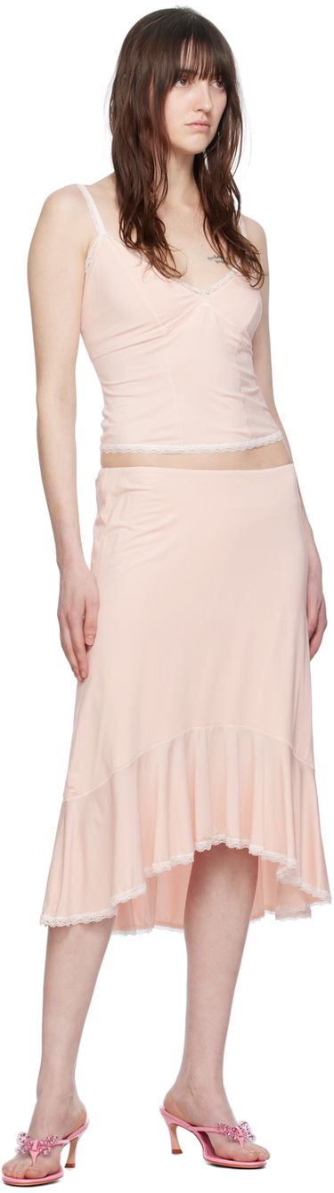 Nederdel GUIZIO Guizio Dainty Midi Skirt Lyserød | S24202K017, 3