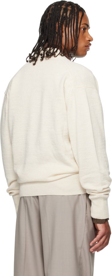 Sweater LEMAIRE Lemaire Wrap Cardigan Hvid | TO1476 LK1028, 2