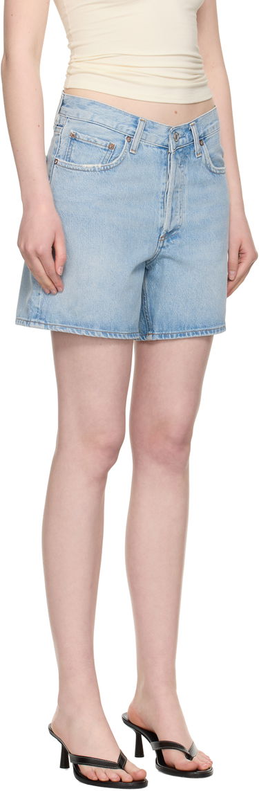 Shorts AGOLDE AGOLDE V-Waist Denim Shorts Blå | A225-1535, 1