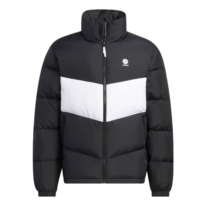 Puffer jakke adidas Originals Neo Logo Padded Jacket Sort | HM6173