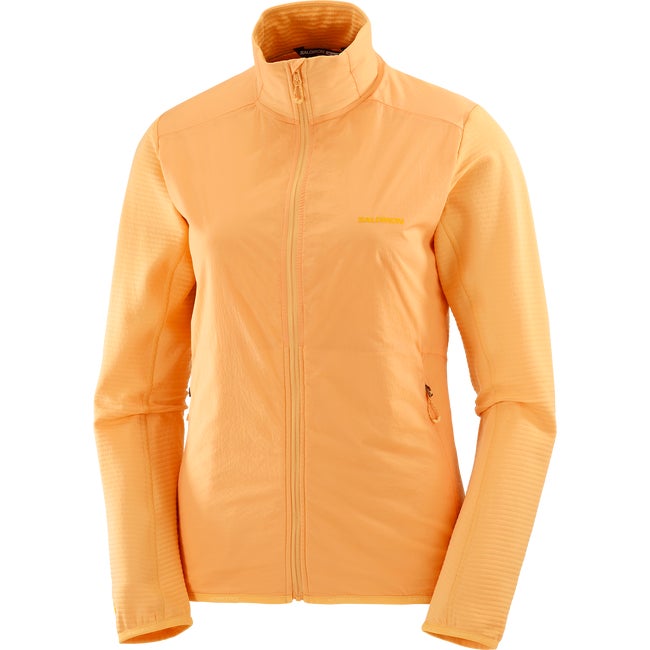 Vest Salomon Lightwarm Hybrid Jacket Orange | LC2447100, 1