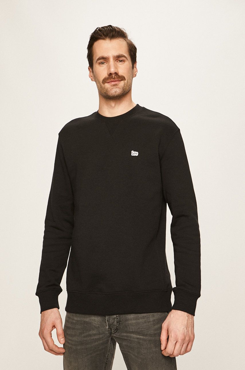 Sweatshirt Lee Crew Sweatshirt Sort | L81ITJ01, 0