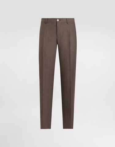 Bukser Dolce & Gabbana Dolce & Gabbana Tailored Linen Pants 58 Brun | GY7BMTFU4LFM0696, 0
