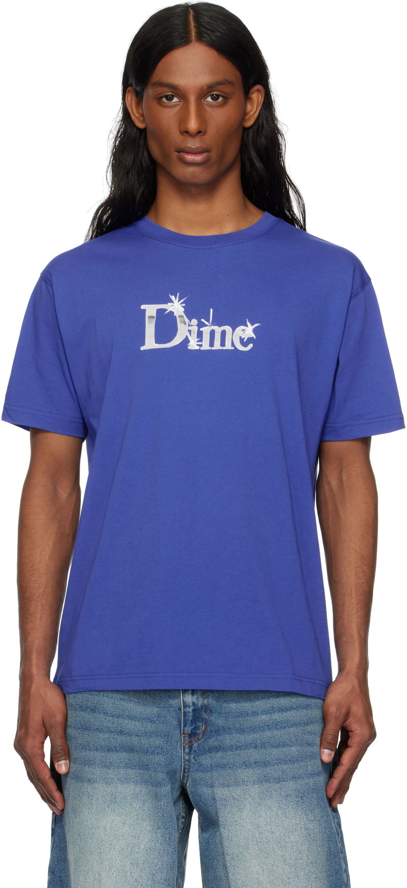 T-shirt Dime Dime Classic Shiny T-Shirt Blå | DIME2SP2549MAR