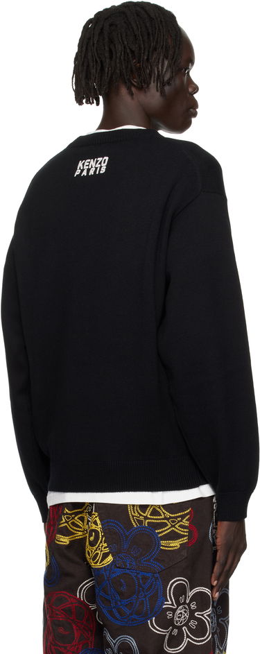 Sweater KENZO Kenzo Paris 'KENZO Happy Tiger' Embroidered Sweater Sort | FF65PU7503LI, 2