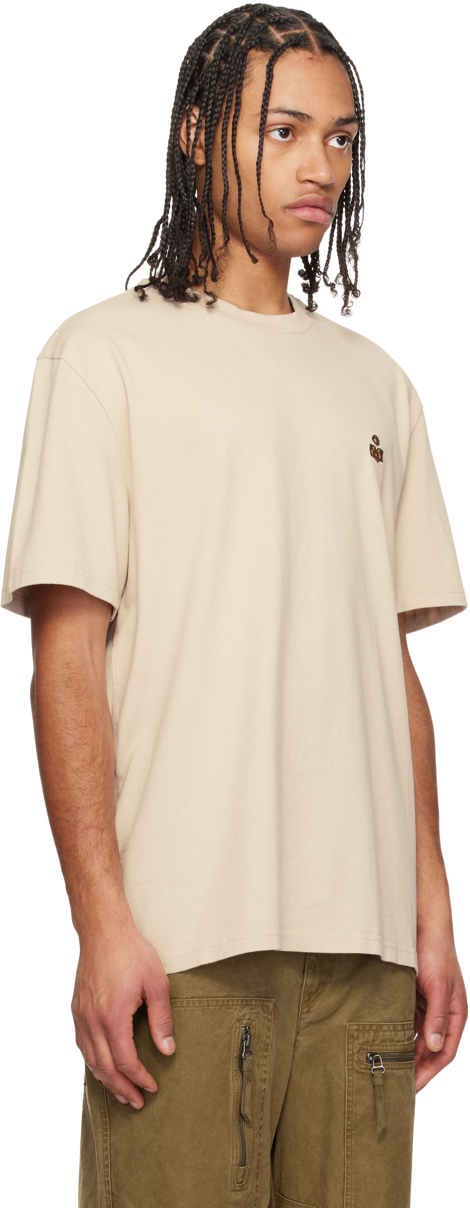 T-shirt ISABEL MARANT Isabel Marant Hugo T-Shirt Beige | 25PTS0149HE-C1N14H, 1