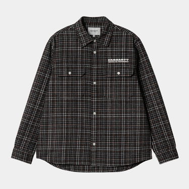 Skjorte Carhartt WIP Carhartt WIP Runaway Millett Long Sleeve Shirt Brun | I034383_4, 3