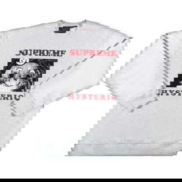 Sweatshirt Supreme Hysteric Glamour x Crewneck Grå | SS21SW77 ASH GREY, 1