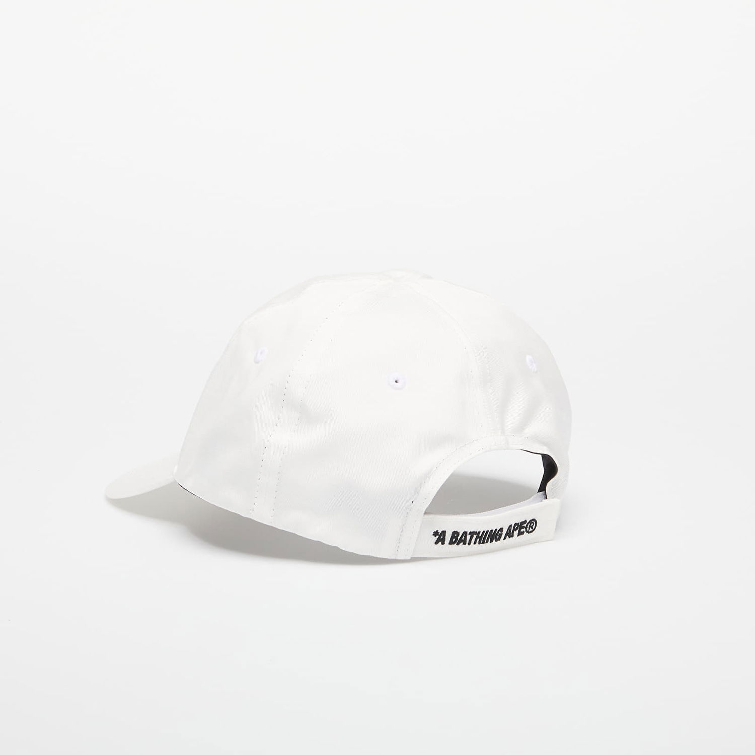 Kasket BAPE A BATHING APE Logo Cotton Twill Cap Hvid | 001CPL301314MWHT, 1