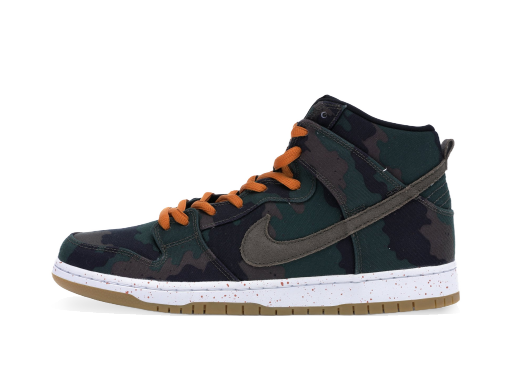 Skateboarding Nike SB SB Dunk High FiveOneO Camo Sort | 646552-037