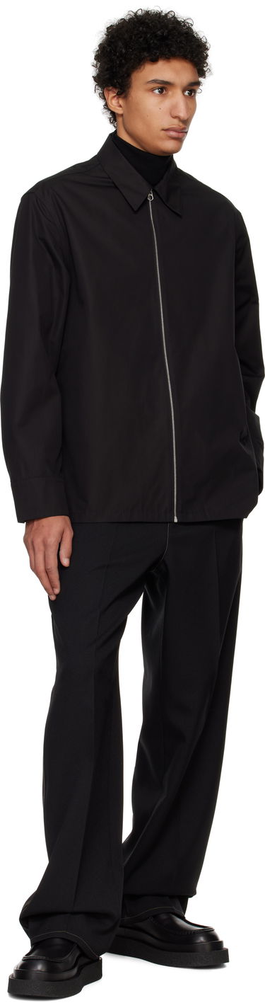 Skjorte Jil Sander Jil Sander Zip-Up Shirt Sort | J22DL0249_J45002, 3