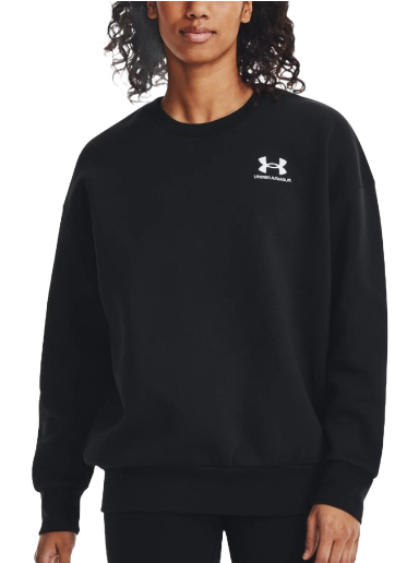 Sweatshirt Under Armour Essential Fleece Oversized Crewneck Sort | 1379475-001